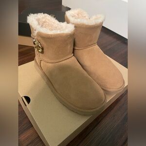 UGG mini Bailey button gem boots